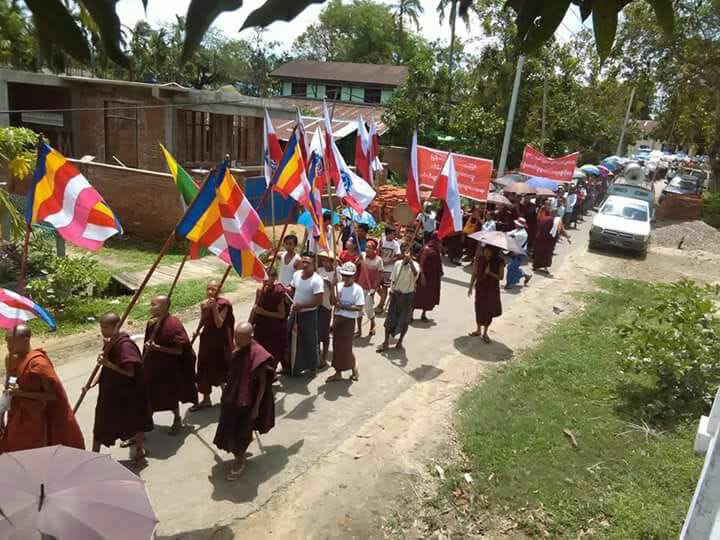 Ma Ba Tha and ANP threaten to wipe out Muslims in Buthidaung street protests