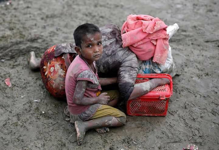 Satellite data show fires burning in Rakhine state