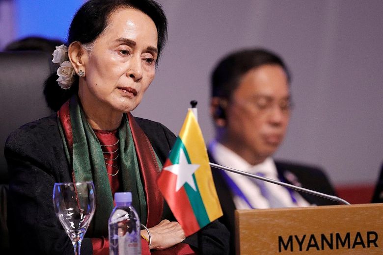 UN chief urges Suu Kyi to ensure Rohingya’s safe return