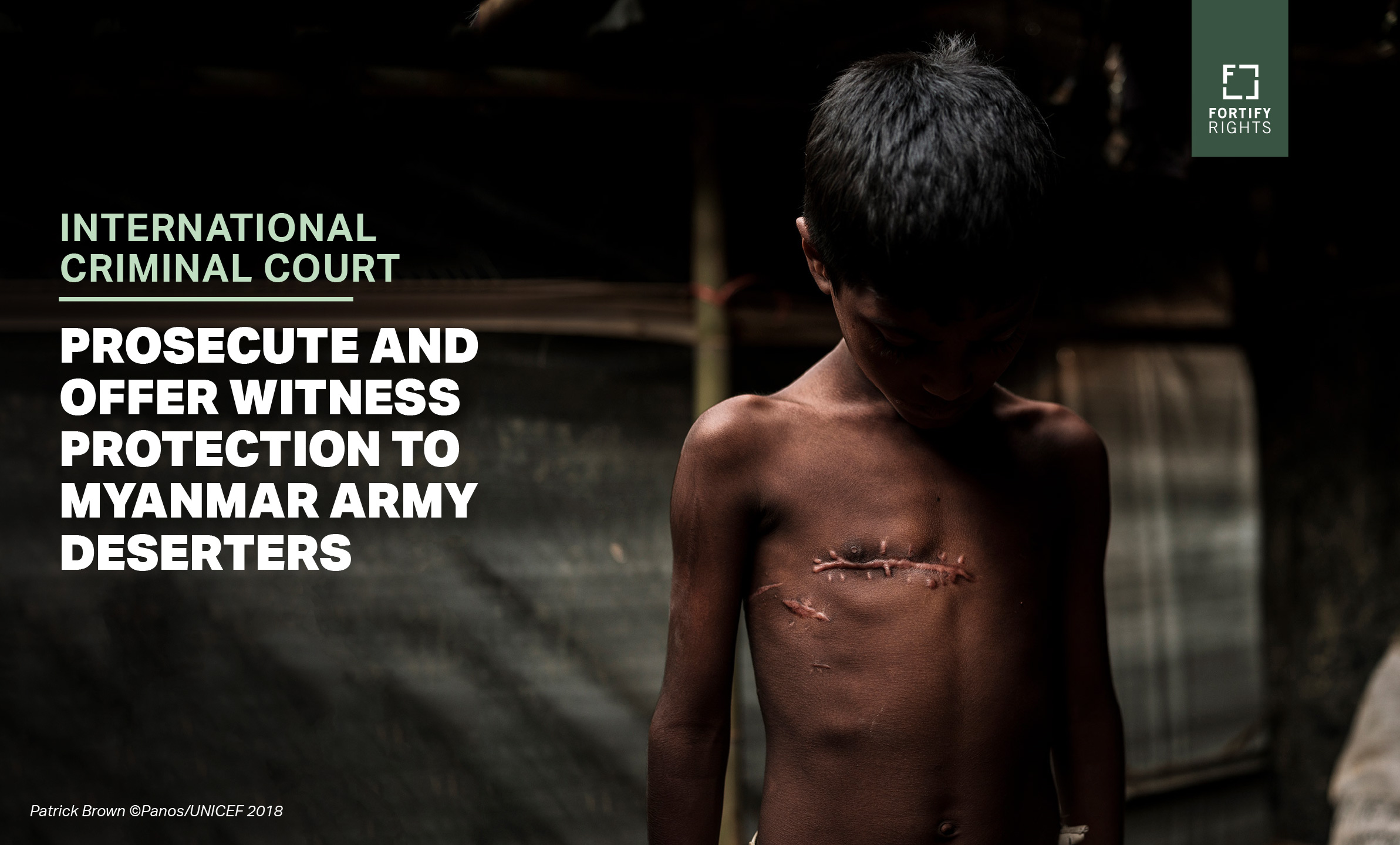 International Criminal Court: Prosecute and Offer Witness Protection to Myanmar Army Deserters