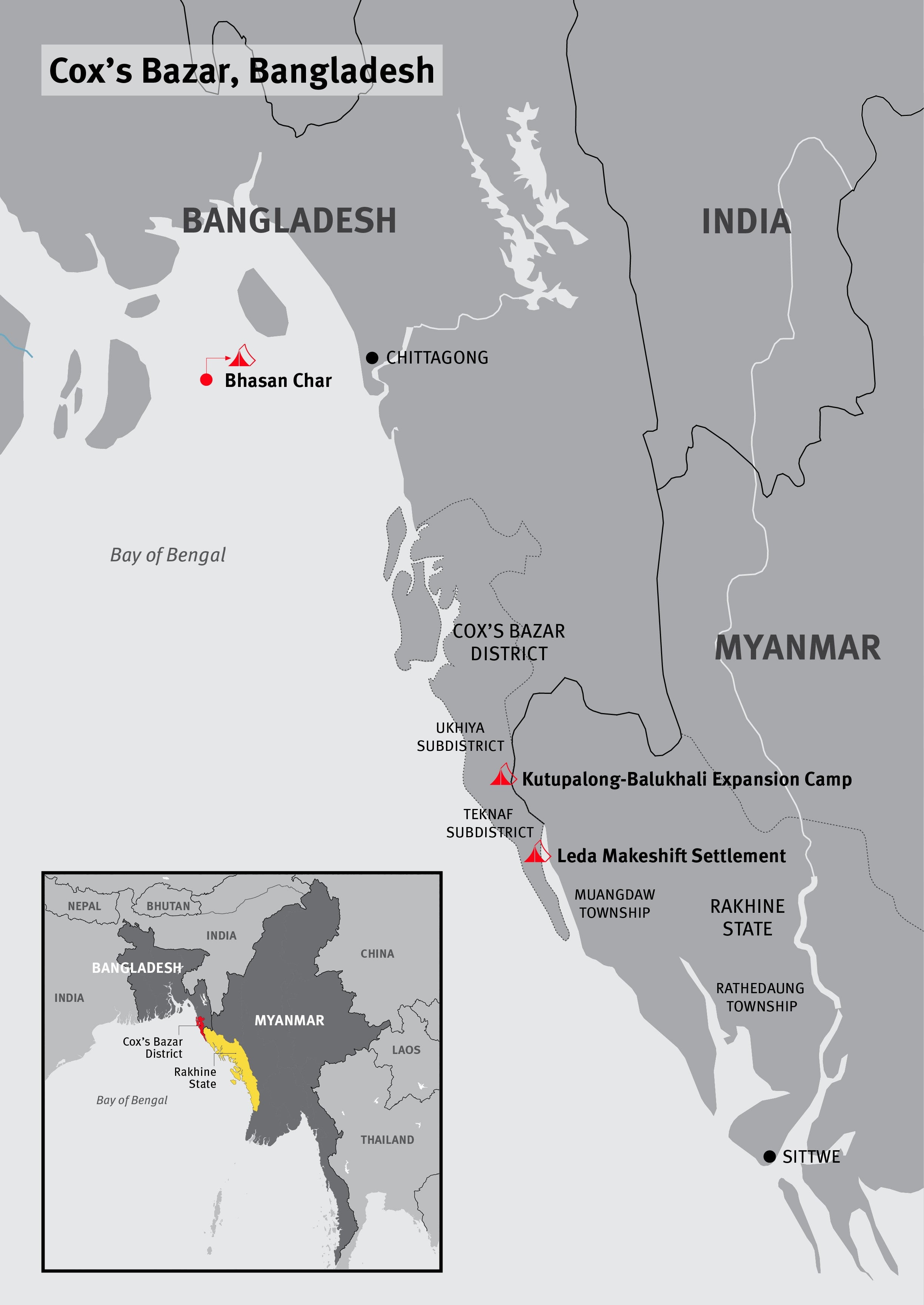 “An Island Jail in the Middle of the Sea”: Bangladesh’s Relocation of Rohingya Refugees to Bhasan Char