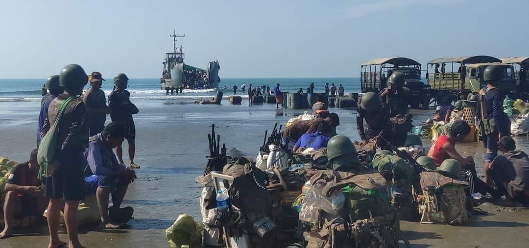 Military Infantry increase in Maungdaw