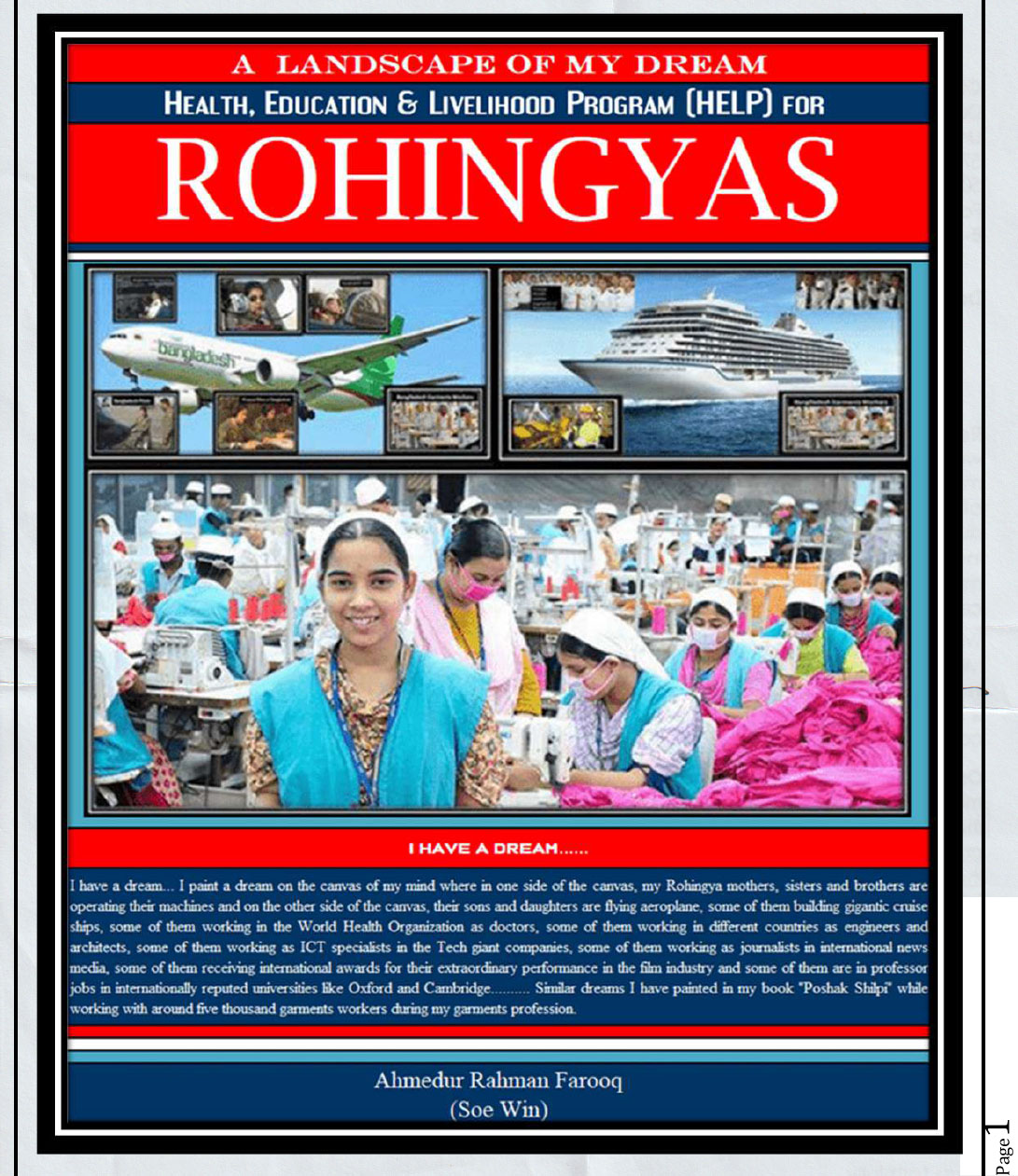 A LANDSCAPE OF THE ROHINGYA BY ROHINGYA ECONOMIC AND HUMAN RIGHTS EXPERT