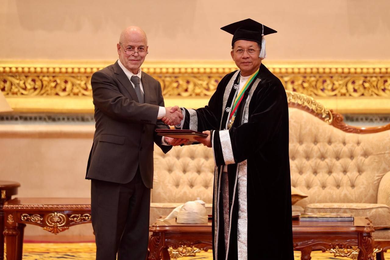 Honorary Doctoral Degree for Min Aung Hlaing